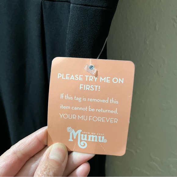 NWT Show Me Your Mumu Geneva Dress Black - Picture 8 of 9